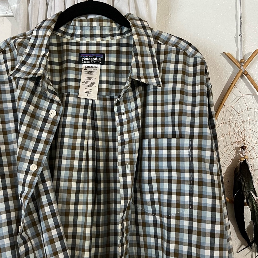 men’s patagonia dress shirt